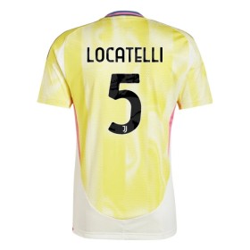 Fotbalové dresy Juventus Locatelli 5 Venkovní Dres 2024-25 Krátký Rukáv